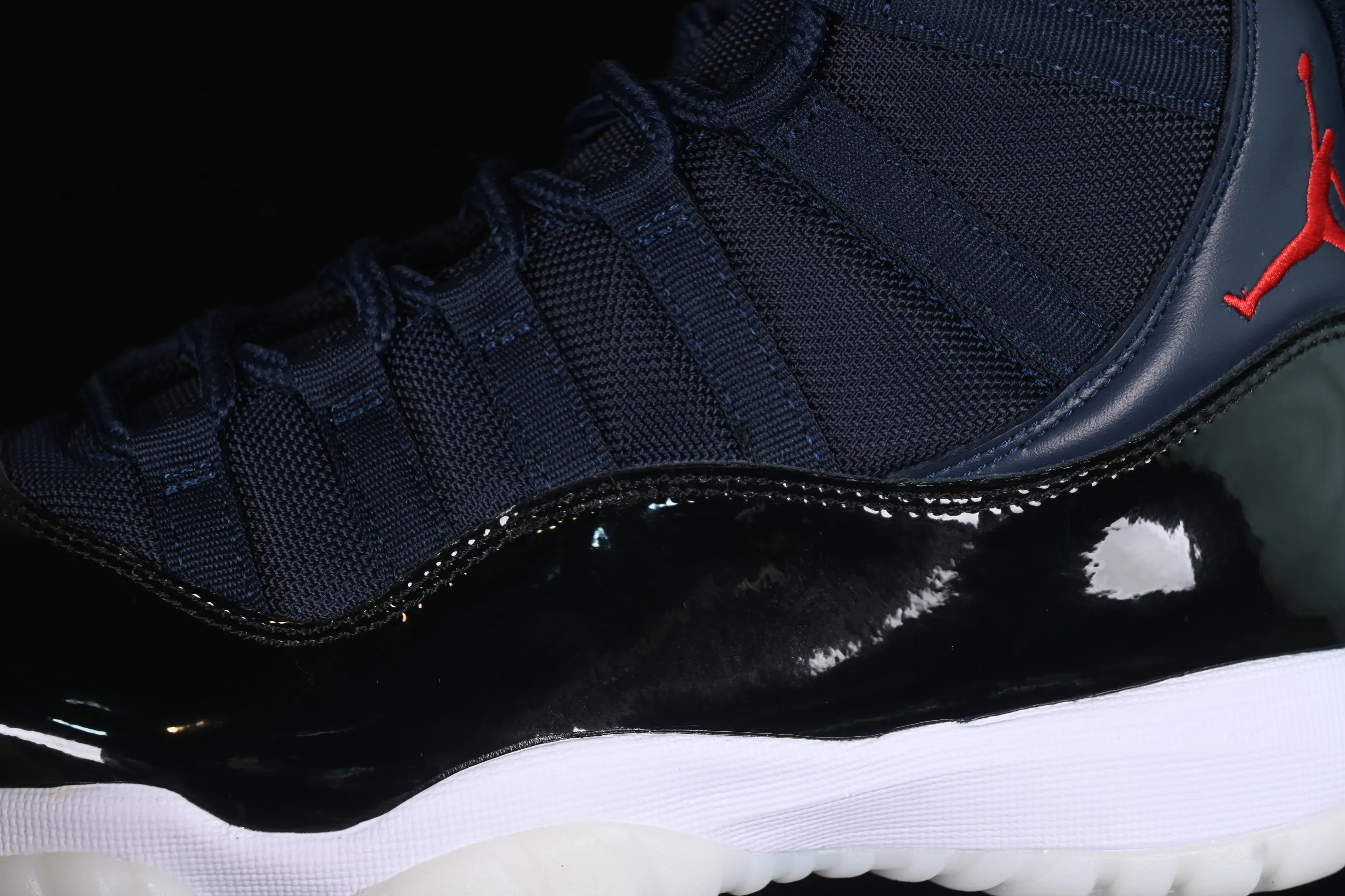 All categories Air Jordan Jordan series basketball shoes Air Jordan 11 Air Jordan 11 Retro AJ11 Joe 11 navy blue high-top basketball shoes CT8012-406